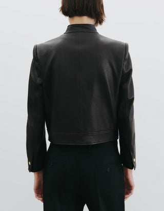 Lammleder-Lederjacke Hadley Cropped