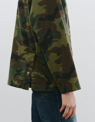 Camouflage Parka Andrew mit Lammleder-Kragen