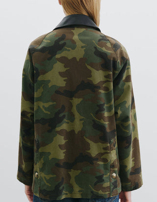 Camouflage Parka Andrew mit Lammleder-Kragen