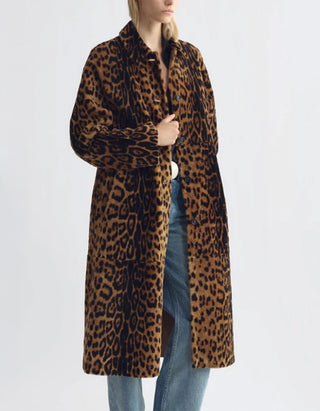 Oversize Shearling-Mantel Davelle