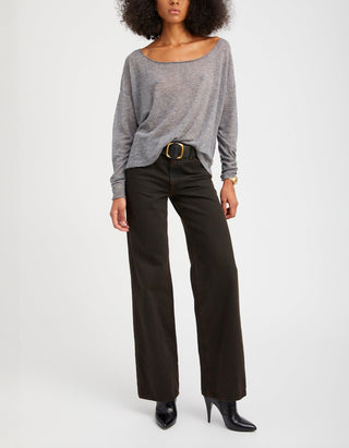 Wide-Leg Jeans Low Rise Baggy