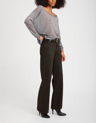 Wide-Leg Jeans Low Rise Baggy