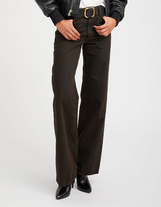 Wide-Leg Jeans Low Rise Baggy