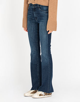 Destroyed-Look Flared-Leg Jeans