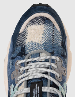 Veloursleder-Sneaker Yamano 3 im Patchwork-Design