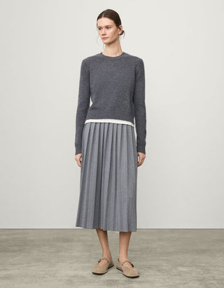 Kaschmir-Pullover Mable mit Rundhalsausschnitt