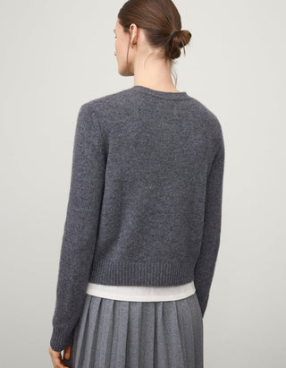 Kaschmir-Pullover Mable mit Rundhalsausschnitt