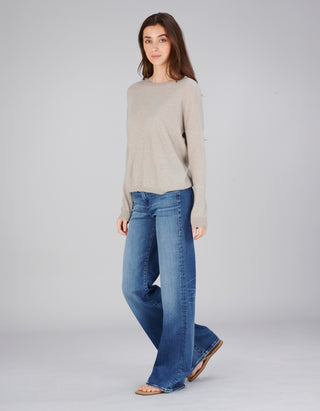Kaschmir-Pullover Dea mit Rundhalsausschnitt