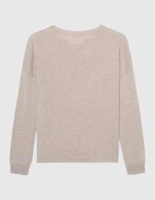 Kaschmir-Pullover Dea mit Rundhalsausschnitt