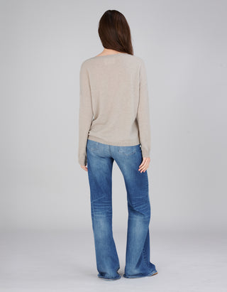 Kaschmir-Pullover Dea mit Rundhalsausschnitt