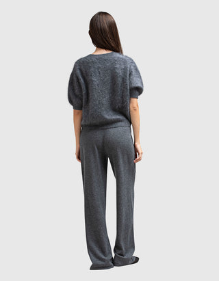 Wide-Leg Kaschmir-Hose Omi