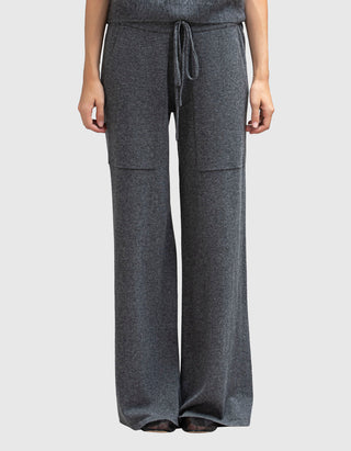 Wide-Leg Kaschmir-Hose Omi