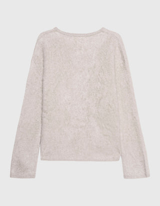 Oversize Fuzzy Kaschmir-Pullover Margareta