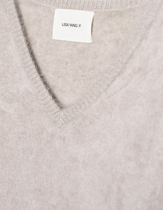 Oversize Fuzzy Kaschmir-Pullover Margareta