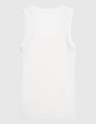 Geripptes Kaschmir-Tanktop Ina