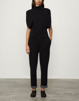 Kaschmir-Top Zaya mit Stehkragen