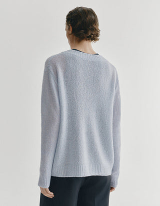 Kaschmir-Seide Pullover Leona mit V-Ausschnitt