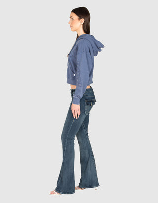 Low-Rise Flare-Leg Jeans Joey