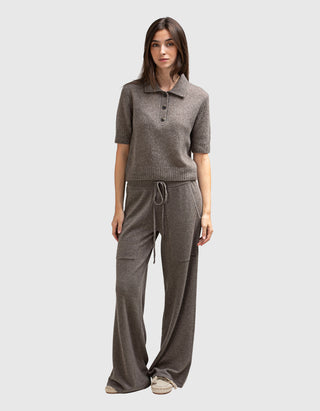 Wide-Leg Kaschmir-Hose Omi