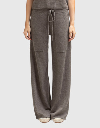 Wide-Leg Kaschmir-Hose Omi