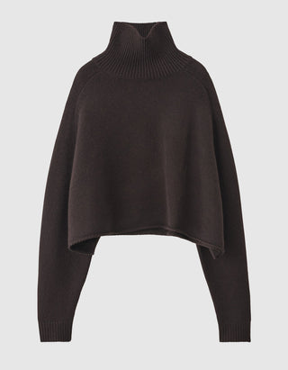 Oversize Kaschmir-Rollkragenpullover Cathie