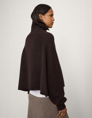 Oversize Kaschmir-Rollkragenpullover Cathie