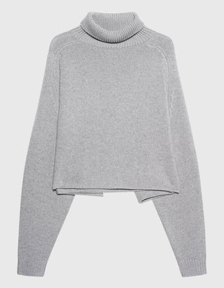 Cropped Oversize Kaschmir-Pullover Cathie
