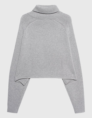 Cropped Oversize Kaschmir-Pullover Cathie