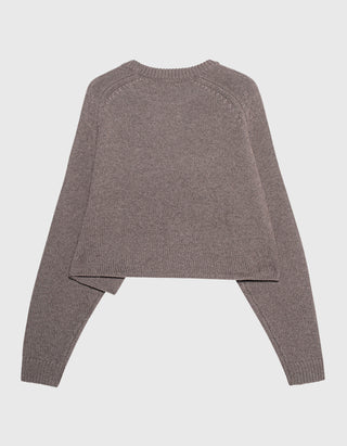 Oversize Kaschmir-Pullover Karine mit Rundhalsausschnitt
