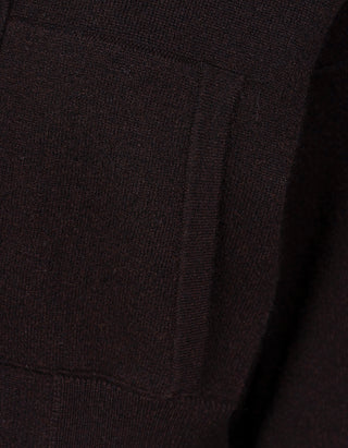 Kaschmir-Zipper-Hoodie Lilia mit Kapuze