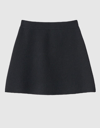 Mid-Waist Kaschmir-Mini-Rock Clare