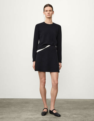 Mid-Waist Kaschmir-Mini-Rock Clare