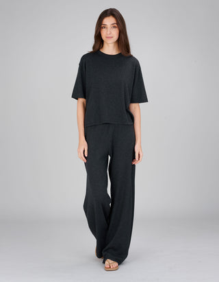 Wide-Leg Hose Aina mit Kaschmir-Anteil