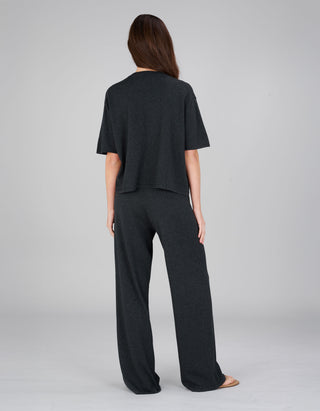 Wide-Leg Hose Aina mit Kaschmir-Anteil