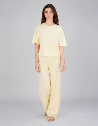 Wide-Leg Hose Aina mit Kaschmir-Anteil