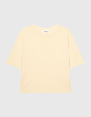 Kurzarm Baumwolle-Kaschmir Shirt Rubie