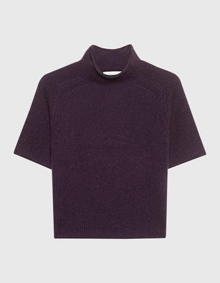 Kurzarm-Kaschmir-Pullover Fride