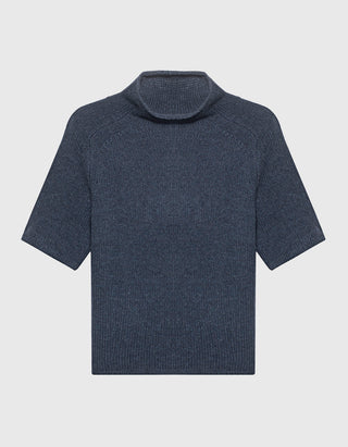 Kurzarm-Kaschmir-Pullover Fride