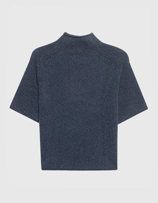 Kurzarm-Kaschmir-Pullover Fride