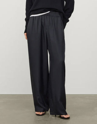 Wide-Leg Seiden-Hose