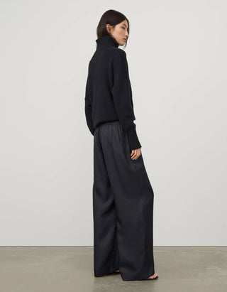 Wide-Leg Seiden-Hose
