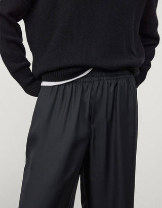 Wide-Leg Seiden-Hose