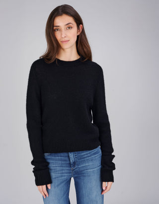 Kaschmir-Seide Pullover Solene mit Rundhalsausschnitt