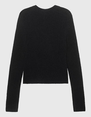 Kaschmir-Seide Pullover Solene mit Rundhalsausschnitt