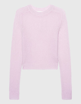 Kaschmir-Seide Pullover Solene mit Rundhalsausschnitt