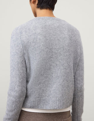 Kaschmir-Seide Pullover Solene mit Rundhalsausschnitt