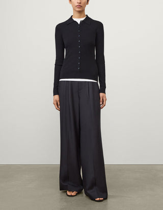 Gerippter Kaschmir-Cardigan Agata