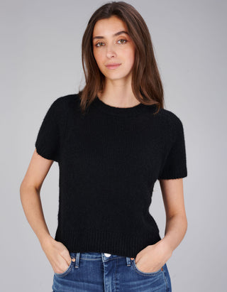 Kaschmir-Seide Kurzarm Pullover Siona