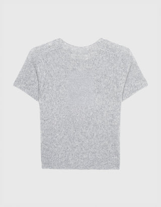 Kaschmir-Seide Kurzarm Pullover Siona