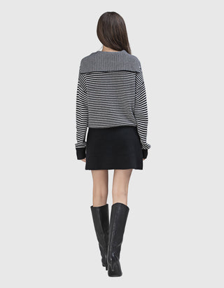 Gestreifter Kaschmir-Pullover Ranelle